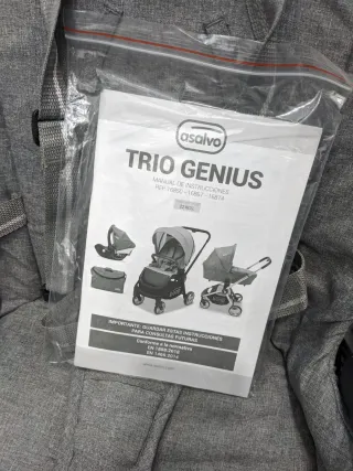 Carrito Asalvo Trío Genius + Isofix