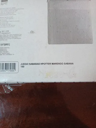 Juego de sábanas Harry Potter