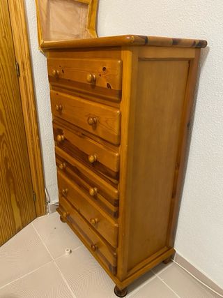 conjunto provenzal madera maciza