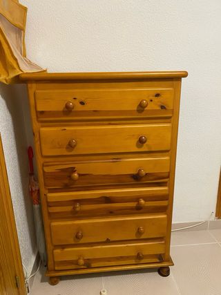 conjunto provenzal madera maciza