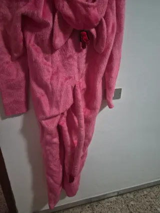Disfraz peluche rosa carnaval talla única