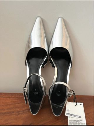 Zapatos pulsera tacón Zara Talla 38