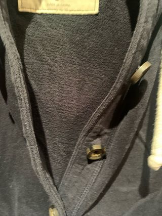 Chaqueta Hollister capucha botones