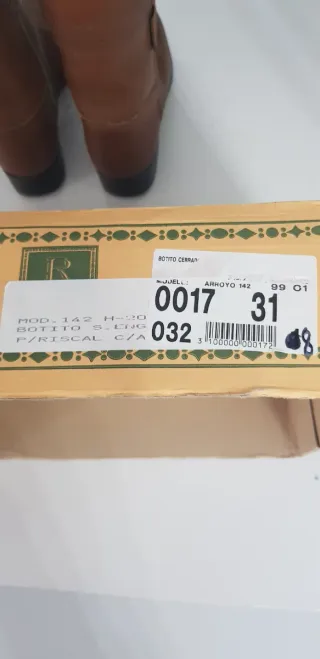 Botas Valverde del Camino Talla 31