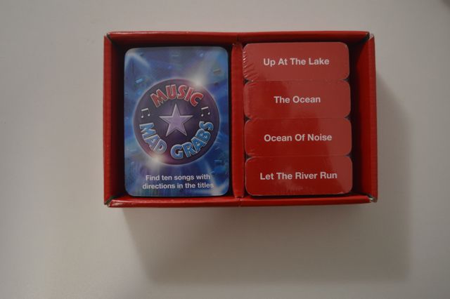 Juego de mesa Music Mad Grabs CANCIONES GRUPOS