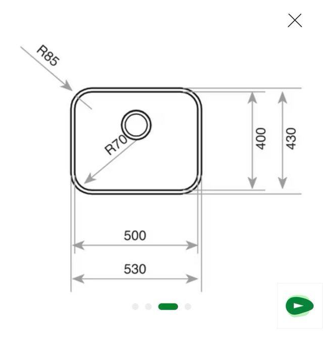 Fregadero Teka bajo encimera. NUEVO A ESTRENAR.