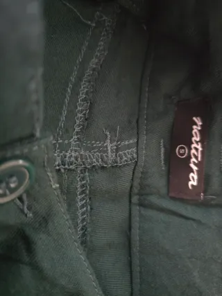 Calças Natura verdes tam S