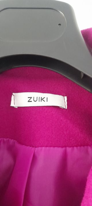 Cappotto magenta doppio petto