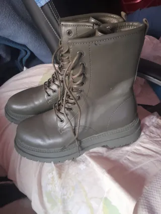 Botas Bull&bear verde militar