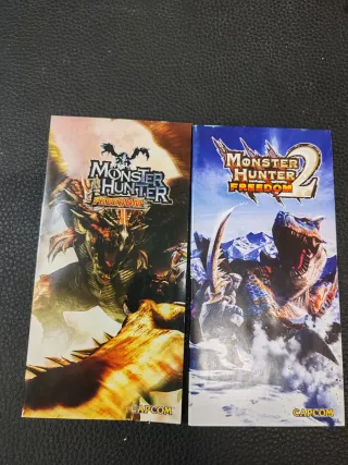 Manuales PSP Monster Hunter Freedom 1 y 2