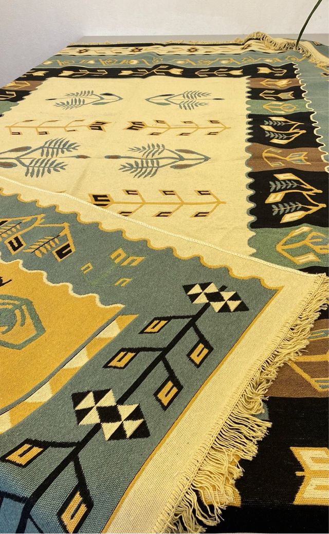 Tappeto in cotone etnico 160x230 cm