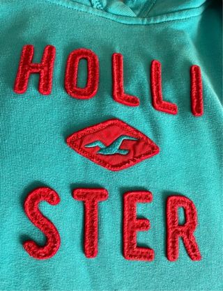 Sudadera Hollister Azul Mujer Capucha