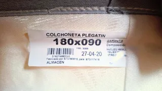 Cama Plegatín con Cabezal Nueva