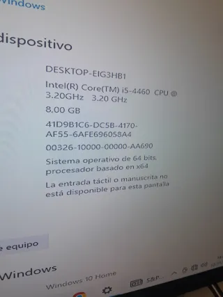 Ordenador Asus i5 Negro/Plateado