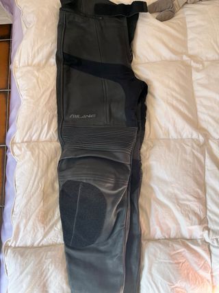 Pantalones de cuero MILINE para moto unisex.