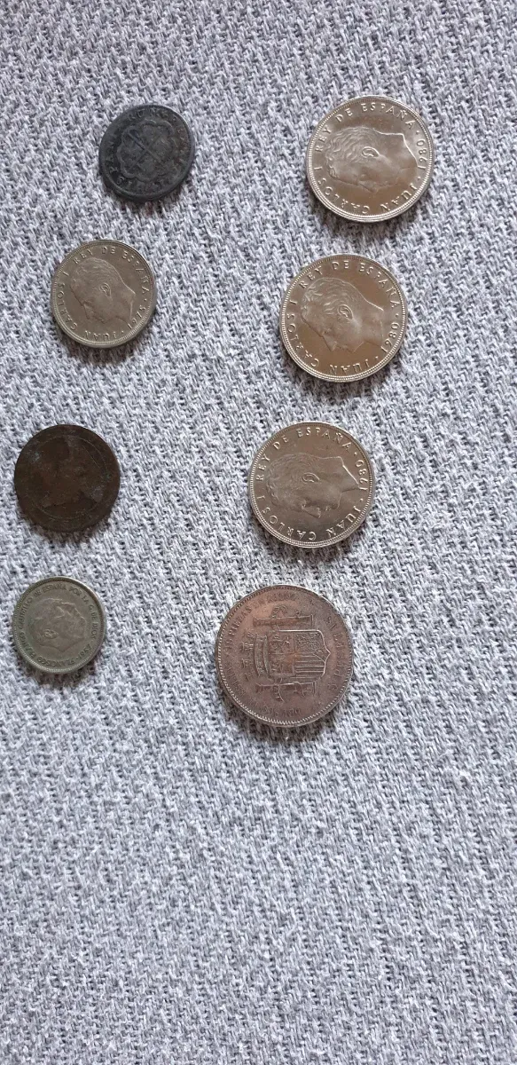 Lote de monedas antiguas