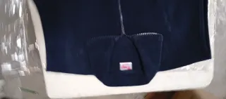 Chaleco polar sin mangas azul