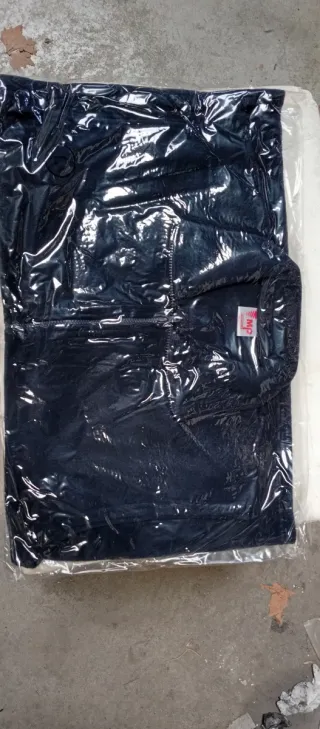 Chaleco polar sin mangas azul