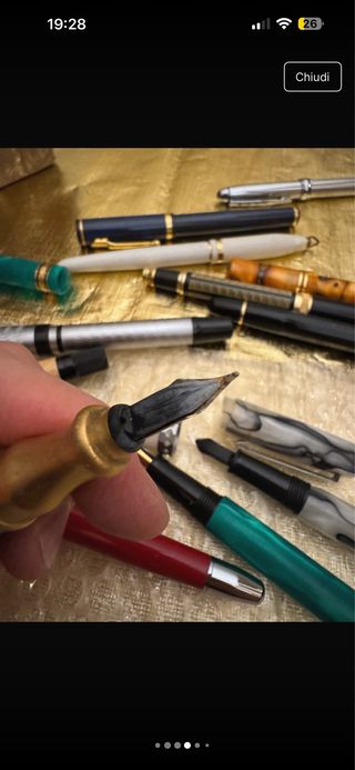 Lotto penne stilografiche assortite