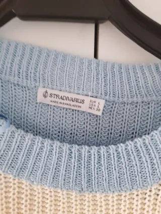 Jersey de mujer rayas azul y blanco