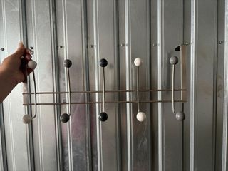 Perchero Ikea Metal Gris y Blanco