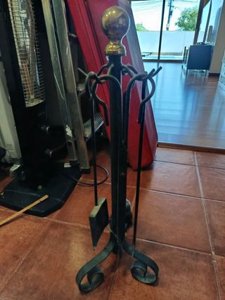 Set de utensilios para chimenea