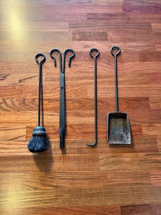 Set de utensilios para chimenea