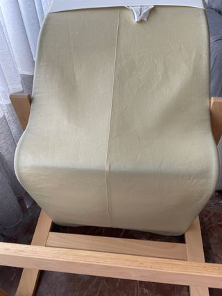 Mecedora Ikea Beige/Blanca Madera