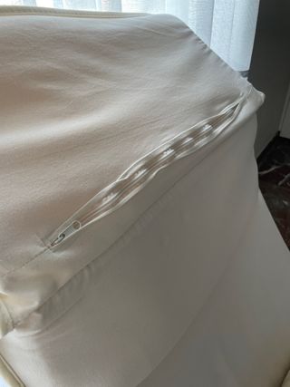 Mecedora Ikea Beige/Blanca Madera