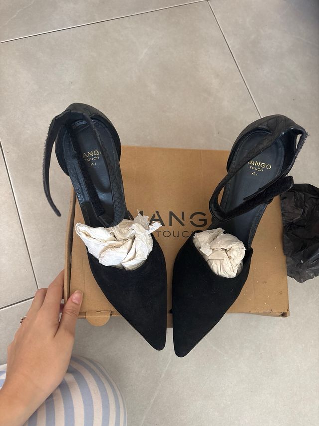 Zapatos tacón Mango Talla 41