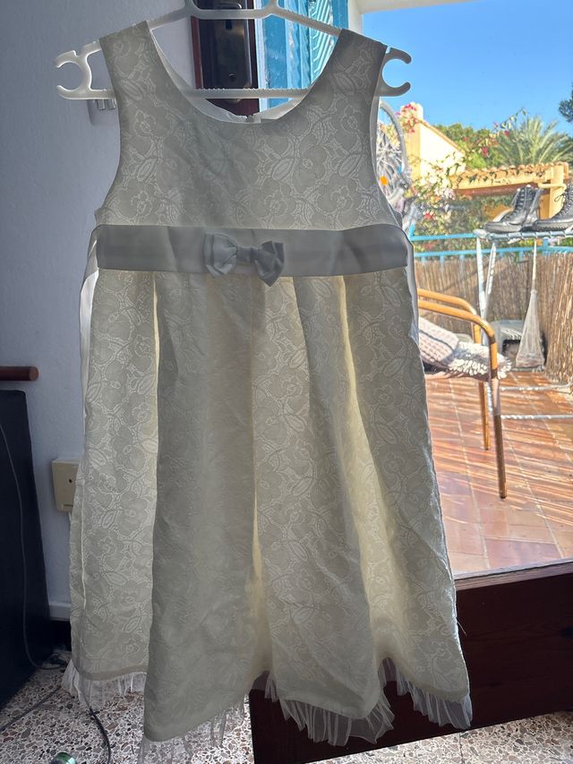 Vestido Comunión Blanco Talla 146/142