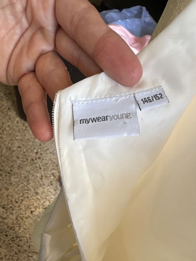 Vestido Comunión Blanco Talla 146/142