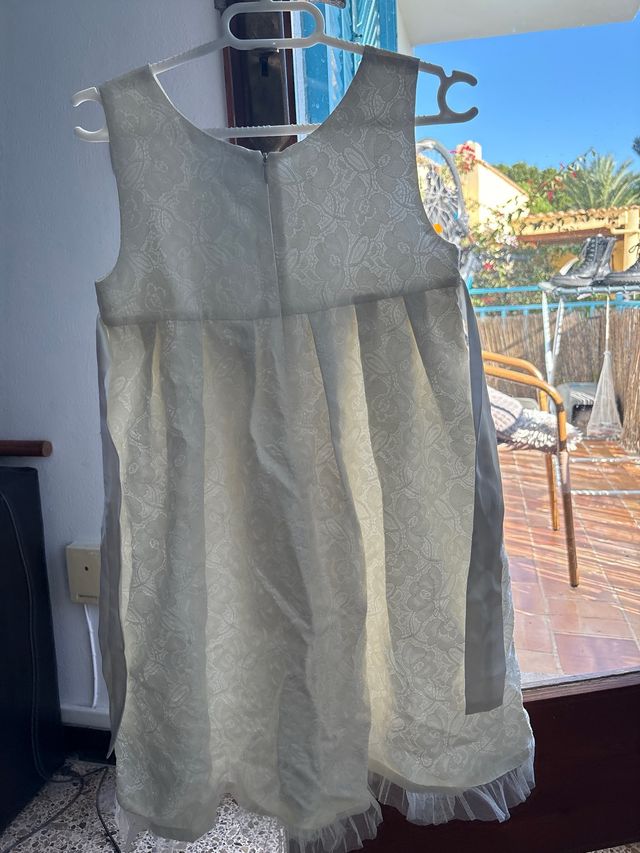 Vestido Comunión Blanco Talla 146/142