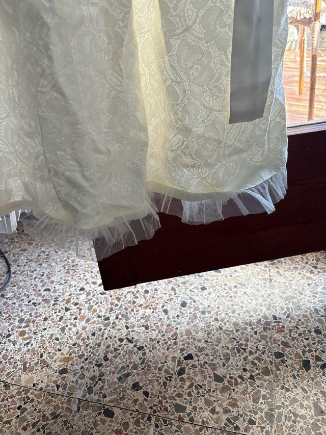 Vestido Comunión Blanco Talla 146/142