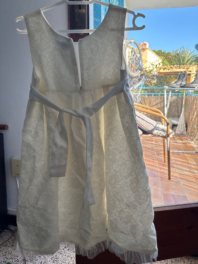 Vestido Comunión Blanco Talla 146/142