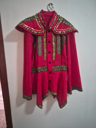 Disfraz Carnaval Torero Rojo y Negro