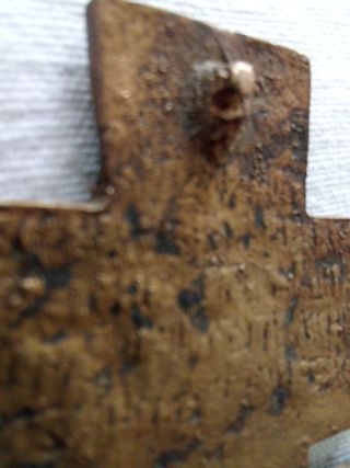 Crocifisso Gesù in metallo