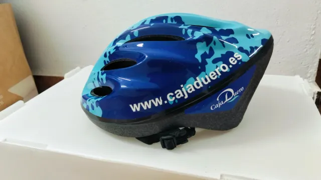 Casco de bicicleta infantil azul