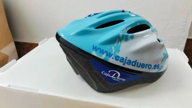 Casco de bicicleta infantil azul