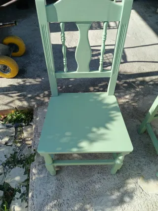 Mesa extensible y 6 sillas