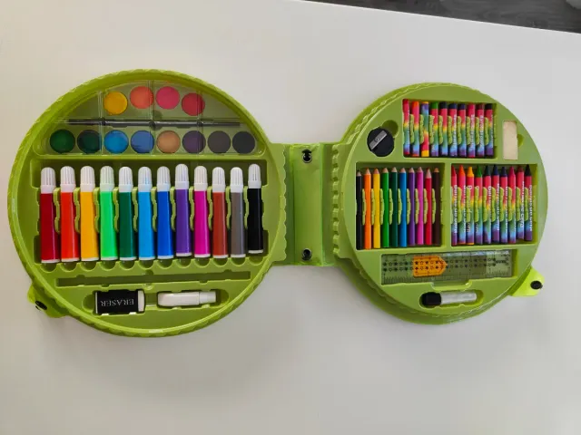 Estuche Circular de Pintura Juguettos 67 Piezas