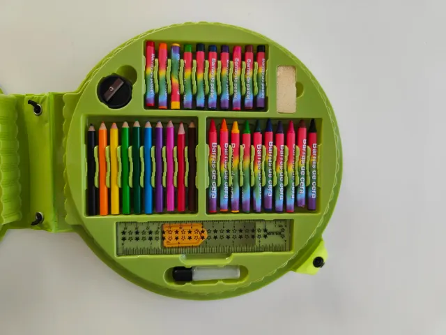 Estuche Circular de Pintura Juguettos 67 Piezas