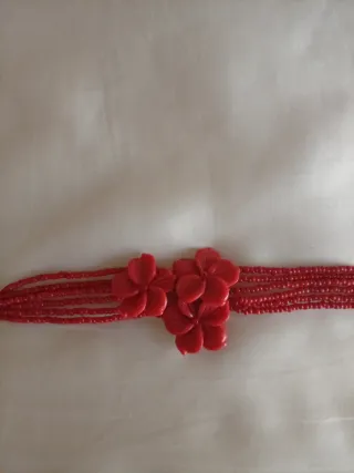 Bracciale Vintage pasta di corallo rosso