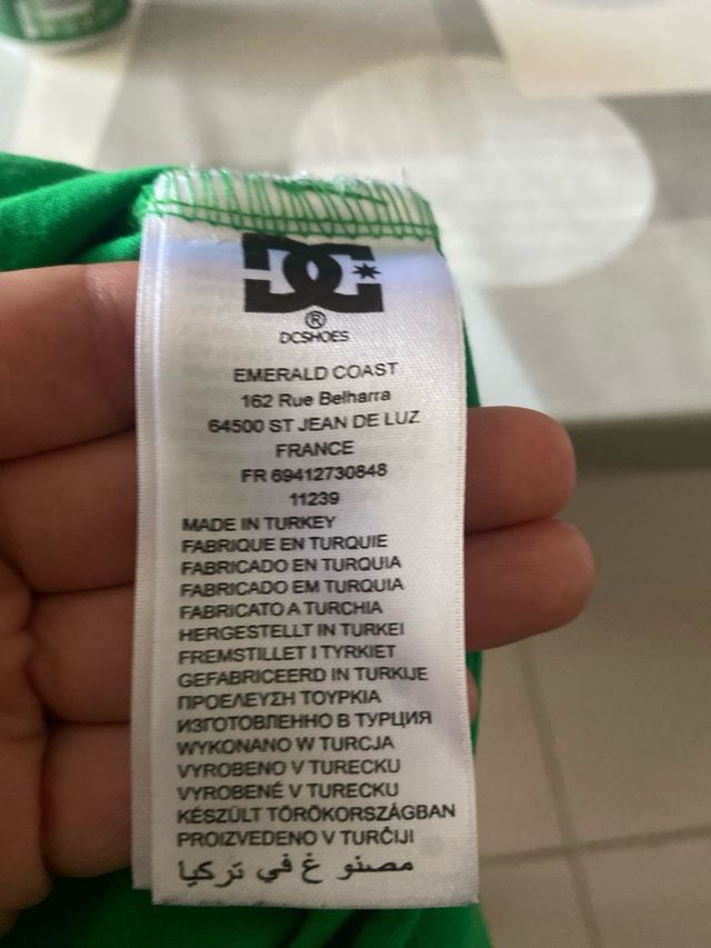 camiseta  DC Shoes niño T-M (10 años)