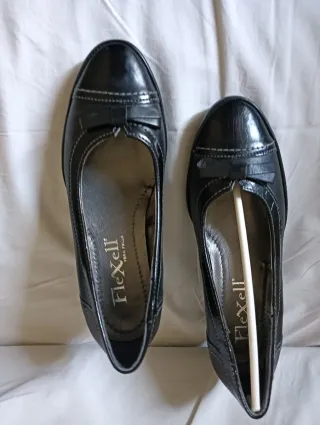 Décolleté Flexell Pelle Nera