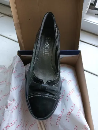 Décolleté Flexell Pelle Nera