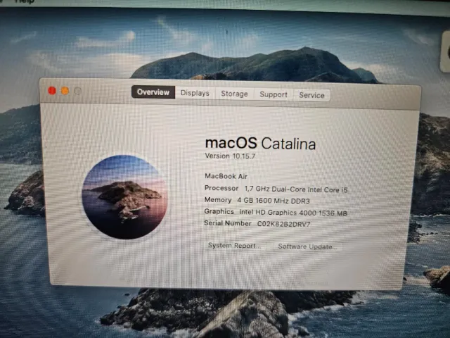 MacBook Air  11 Gris/Plata