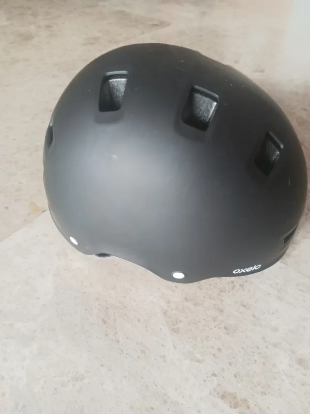 Casco Oxelo Ajustable Negro