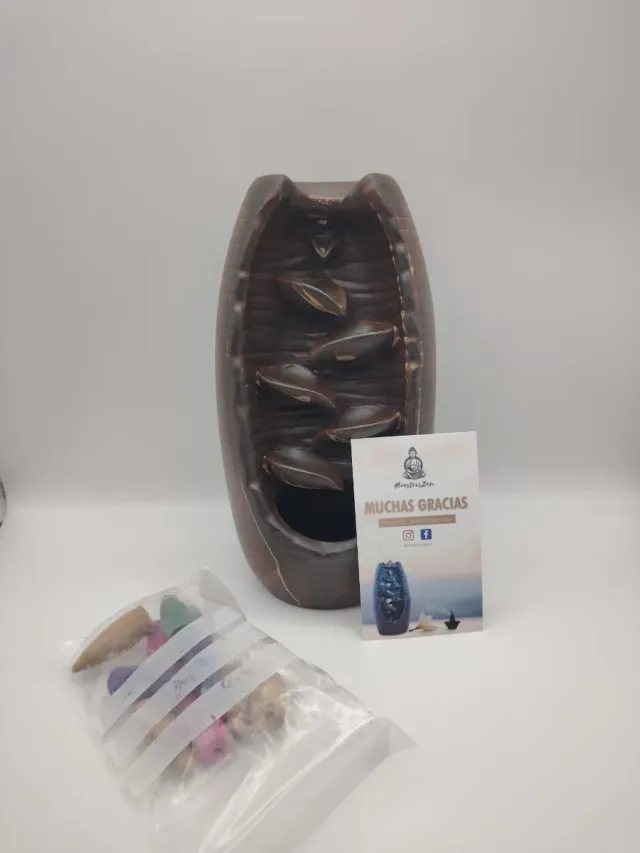 Quemador incienso cascada diseño único