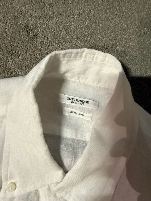 Camisa Lino Gutteridge Blanca Talla S/M